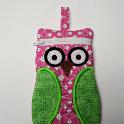 Pink/Green Owl