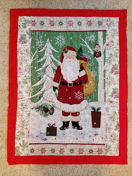 Santa Wallhanging 2017